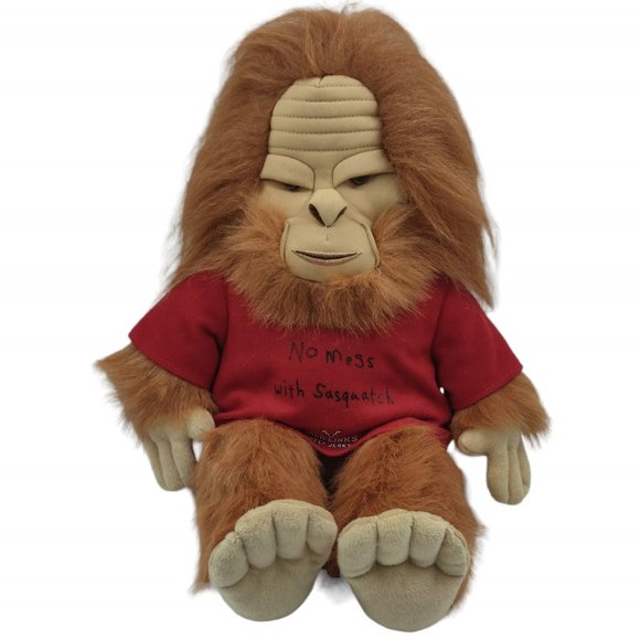 Jack Links Beef Jerky 16" Big Foot No Mess With Sasquatch Stuffed Animal Plushie - Picture 1 of 8